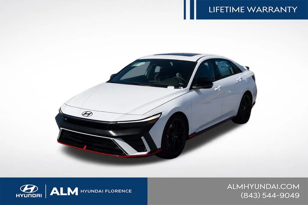 White 2026 Hyundai Elantra N for sale in Florence, SC