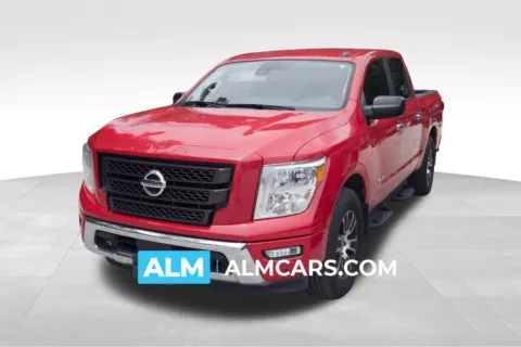 Red 2021 Nissan Titan SV for sale in Florence, SC