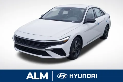 White 2025 Hyundai Elantra Hybrid SEL Sport for sale in Florence, SC