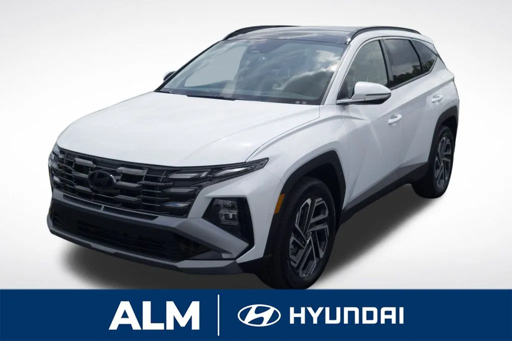 White 2025 Hyundai Tucson Hybrid Limited for sale in Florence, SC