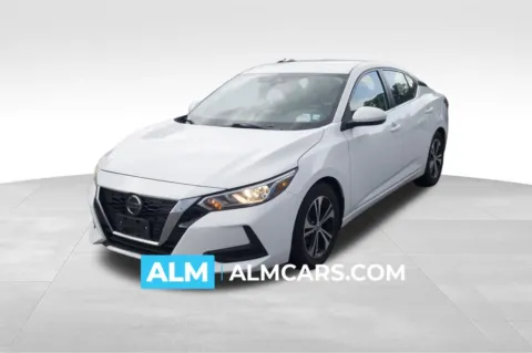 White 2021 Nissan Sentra SV for sale in Florence, SC