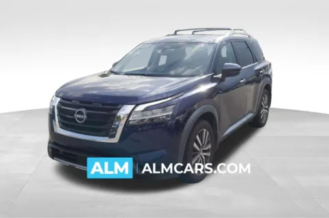Blue 2022 Nissan Pathfinder Platinum for sale in Florence, SC
