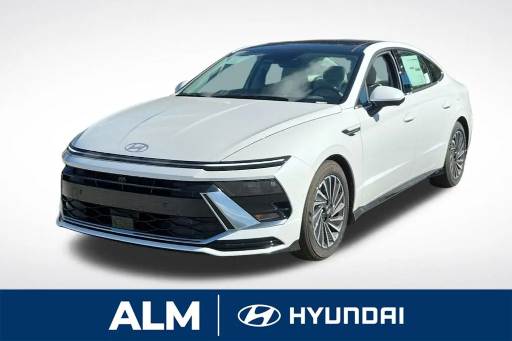 White 2025 Hyundai Sonata Hybrid Limited for sale in Florence, SC