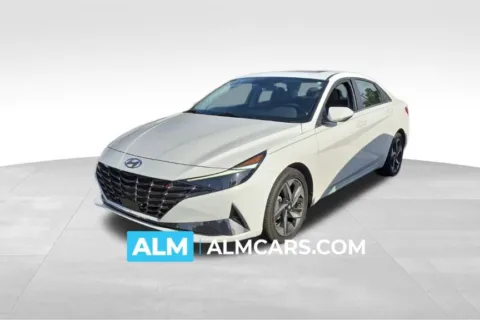 White 2023 Hyundai Elantra Hybrid Limited for sale in Florence, SC