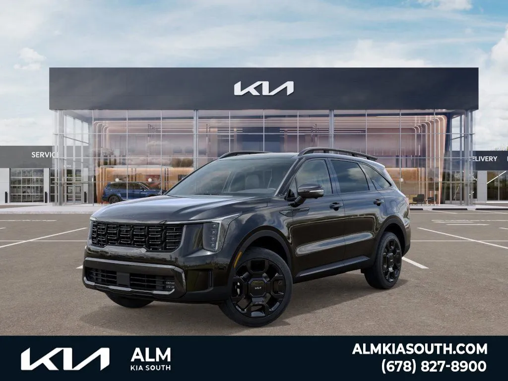 Black 2026 Kia Sorento X-Line SX Prestige for sale in Union City, GA