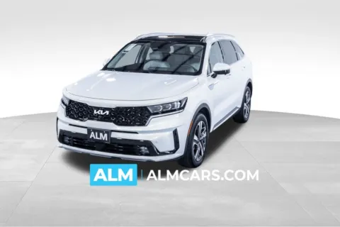 White 2023 Kia Sorento Plug-In Hybrid SX Prestige for sale in Union City, GA