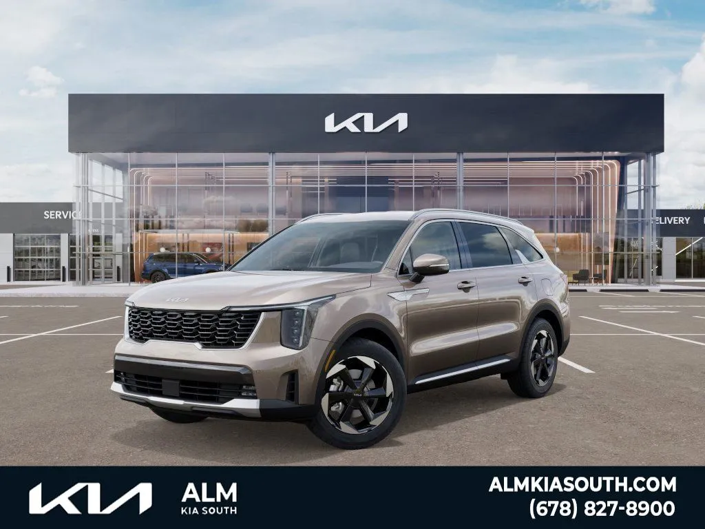 Beige 2026 Kia Sorento Plug-In Hybrid EX for sale in Union City, GA