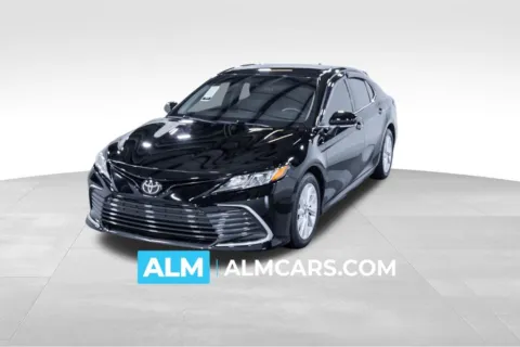 Black 2021 Toyota Camry LE for sale in Union City, GA