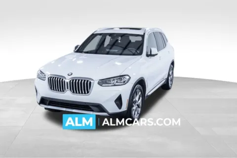 White 2022 BMW X3 xDrive30i for sale in Union City, GA