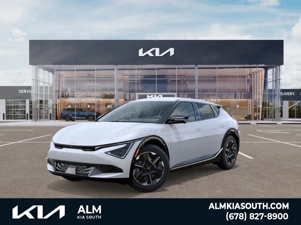 White 2025 Kia EV6 Wind for sale in Union City, GA