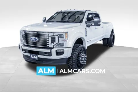White 2022 Ford F-450SD Platinum for sale in Union City, GA