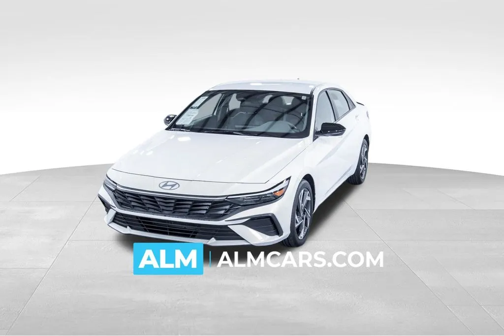 White 2025 Hyundai Elantra SEL Sport for sale in Union City, GA