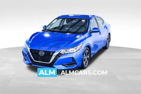 Blue 2022 Nissan Sentra SV for sale in Union City, GA