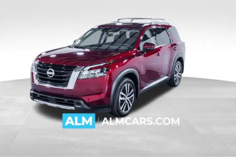 Red 2025 Nissan Pathfinder Platinum for sale in Union City, GA