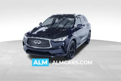 Blue 2023 INFINITI QX50 LUXE for sale in Union City, GA