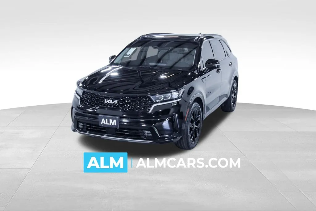 Black 2022 Kia Sorento SX for sale in Union City, GA