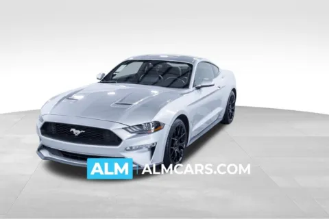 Silver 2019 Ford Mustang EcoBoost Premium for sale in Union City, GA
