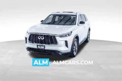 White 2024 INFINITI QX60 LUXE for sale in Union City, GA
