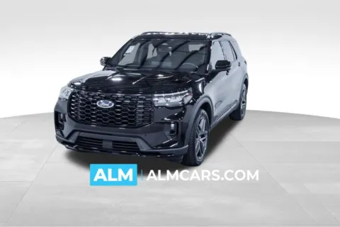 Black 2025 Ford Explorer ST-Line for sale in Union City, GA