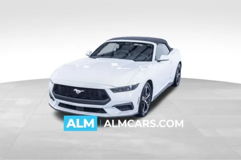 White 2025 Ford Mustang EcoBoost Premium for sale in Union City, GA