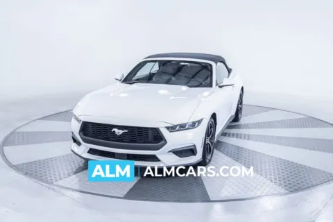 White 2025 Ford Mustang EcoBoost Premium for sale in Union City, GA