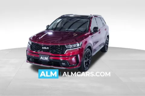 Red 2023 Kia Sorento SX for sale in Union City, GA