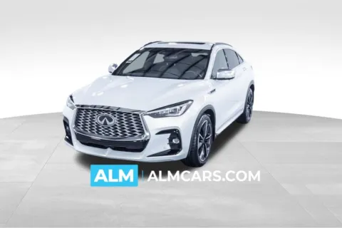 White 2023 INFINITI QX55 ESSENTIAL for sale in Union City, GA