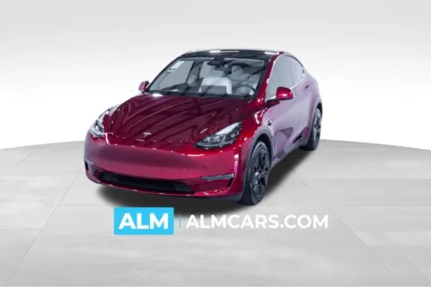 Red 2024 Tesla Model Y Long Range for sale in Union City, GA