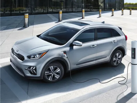 Blue 2021 Kia Niro Plug-In Hybrid EX Premium for sale in Union City, GA
