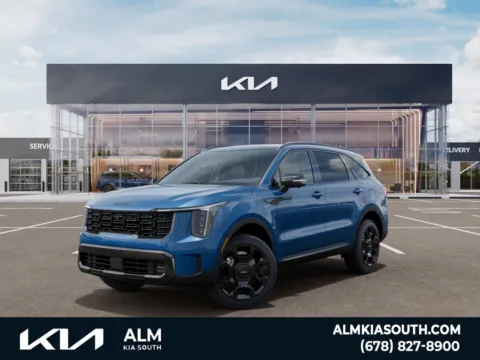 Blue 2026 Kia Sorento Hybrid X-Line SX Prestige for sale in Union City, GA