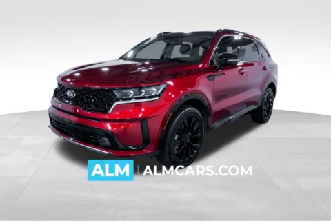 Red 2021 Kia Sorento SX for sale in Union City, GA