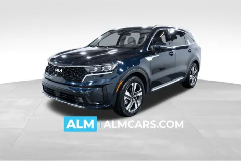 Blue 2023 Kia Sorento Hybrid SX Prestige for sale in Union City, GA