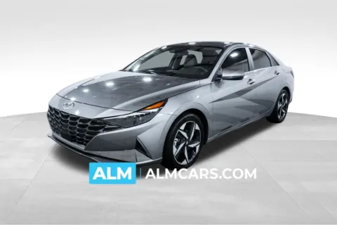 Silver 2023 Hyundai Elantra Hybrid Limited for sale in Union City, GA