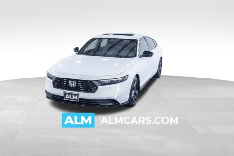 White 2024 Honda Accord Hybrid Sport-L for sale in Union City, GA