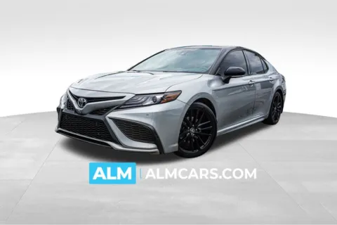 Black 2021 Toyota Camry XSE V6 for sale in Union City, GA
