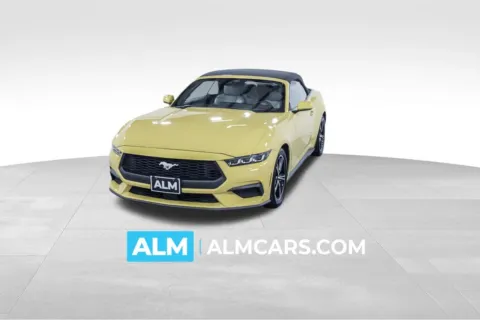 Yellow 2024 Ford Mustang EcoBoost Premium for sale in Union City, GA