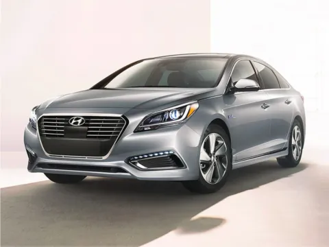 Black 2017 Hyundai Sonata Hybrid Limited for sale in Union City, GA