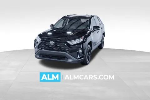 Black 2021 Toyota RAV4 XLE for sale in Union City, GA