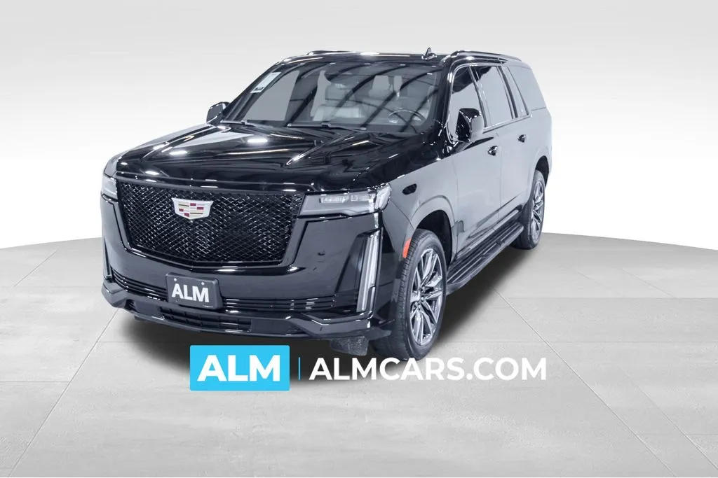 Black 2021 Cadillac Escalade ESV Sport for sale in Union City, GA