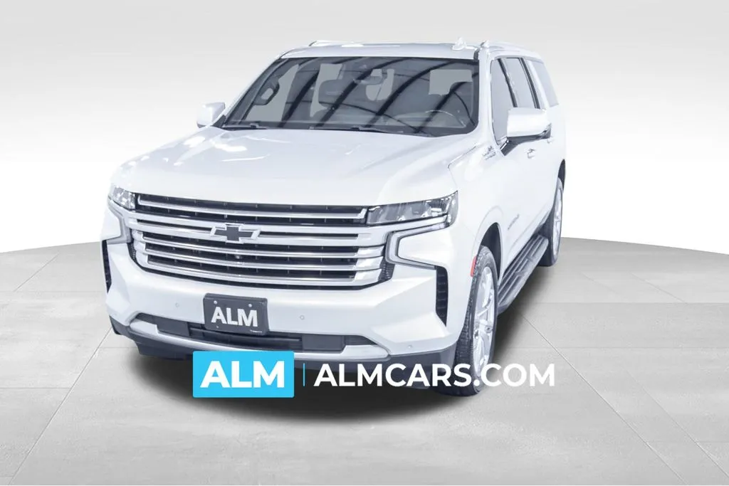 White 2021 Chevrolet Suburban High Country for sale in Union City, GA
