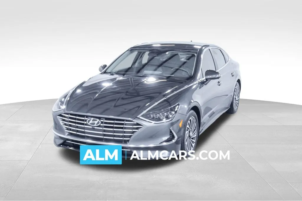 Gray 2022 Hyundai Sonata Hybrid Limited for sale in Union City, GA