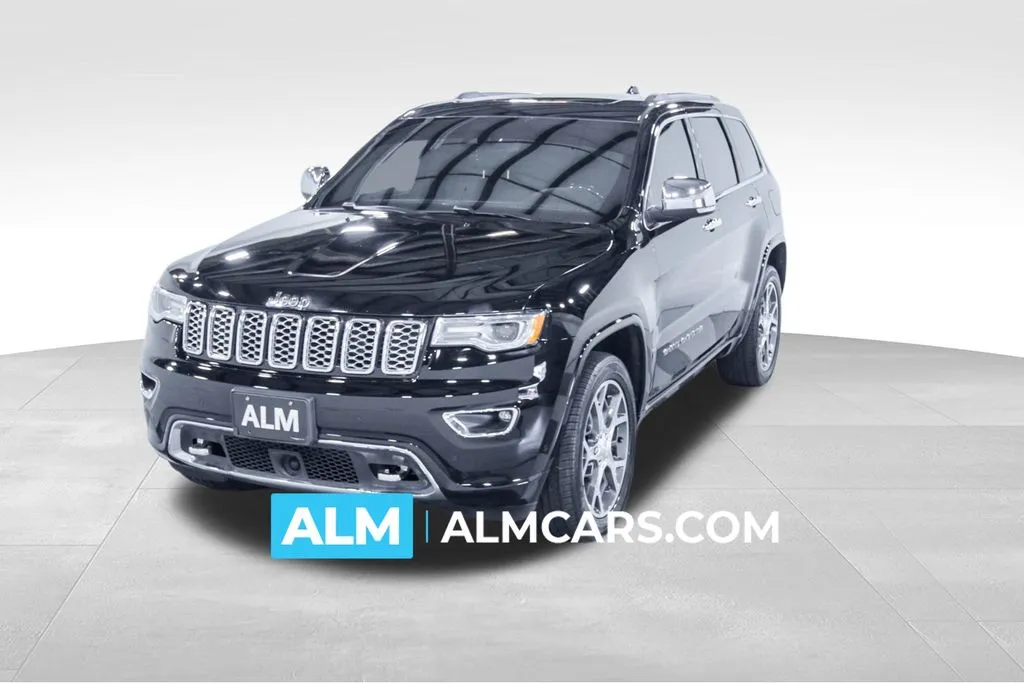 Black 2019 Jeep Grand Cherokee Overland for sale in Union City, GA