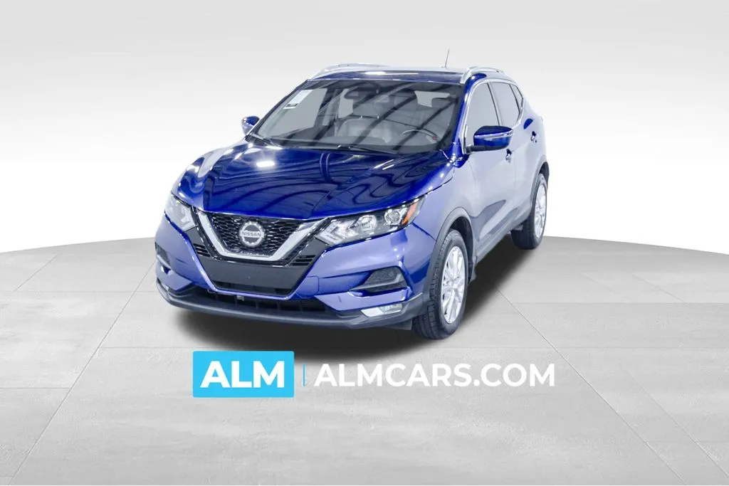 Blue 2021 Nissan Rogue Sport SV for sale in Union City, GA