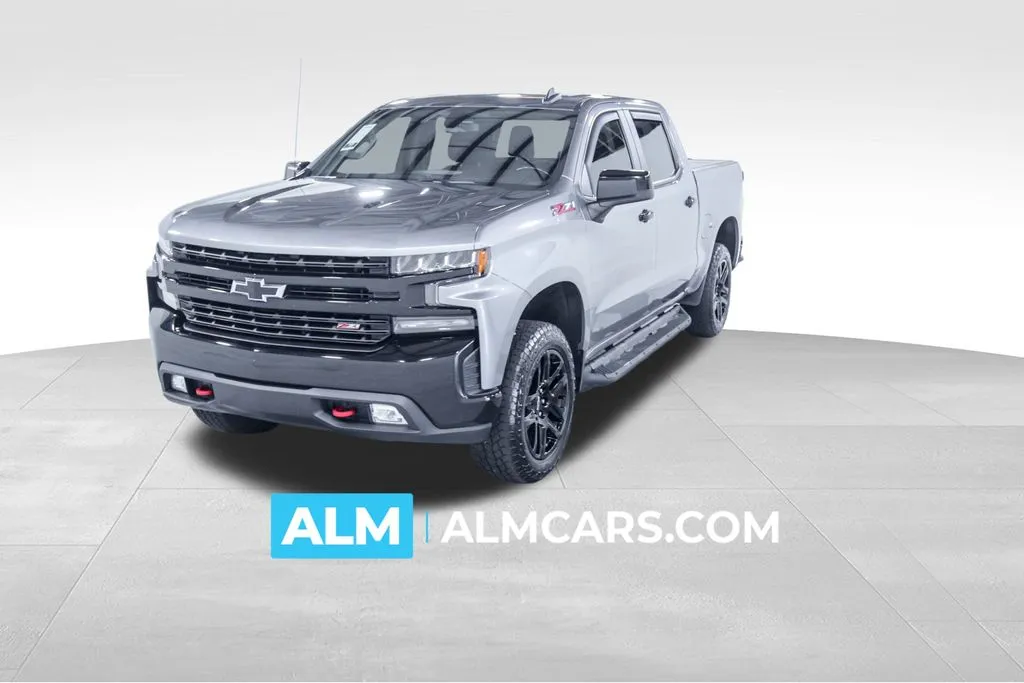 Gray 2021 Chevrolet Silverado 1500 LT Trail Boss for sale in Union City, GA