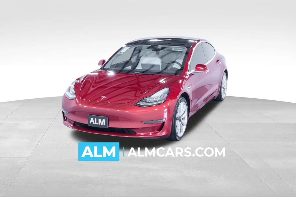 Red 2020 Tesla Model 3 Long Range for sale in Union City, GA