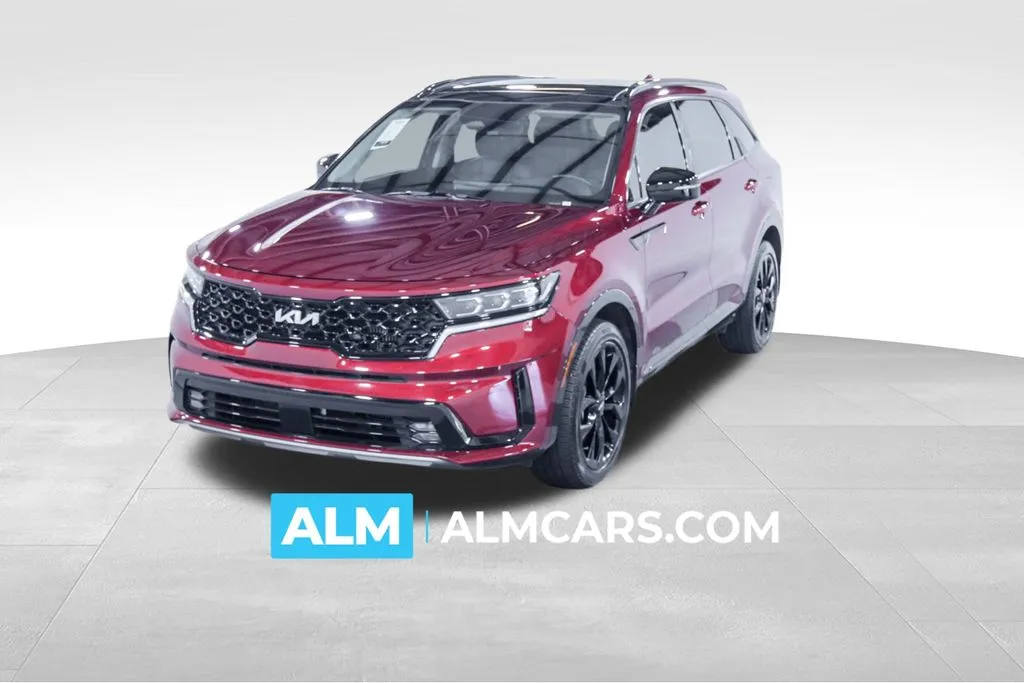 Red 2022 Kia Sorento SX for sale in Union City, GA