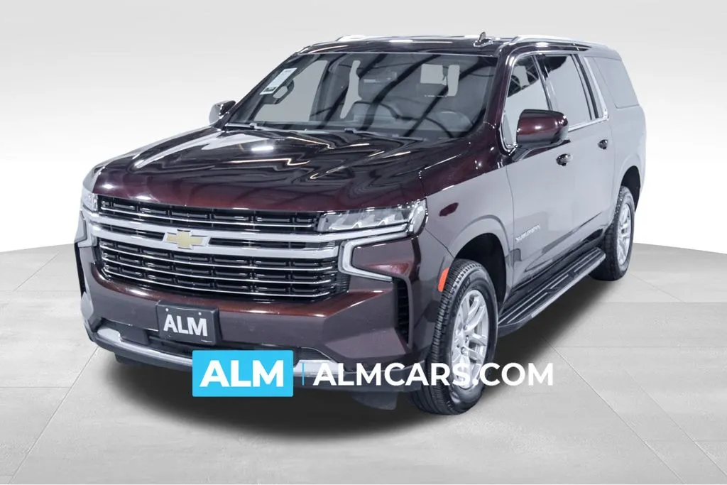 Red 2023 Chevrolet Suburban LT for sale in Union City, GA