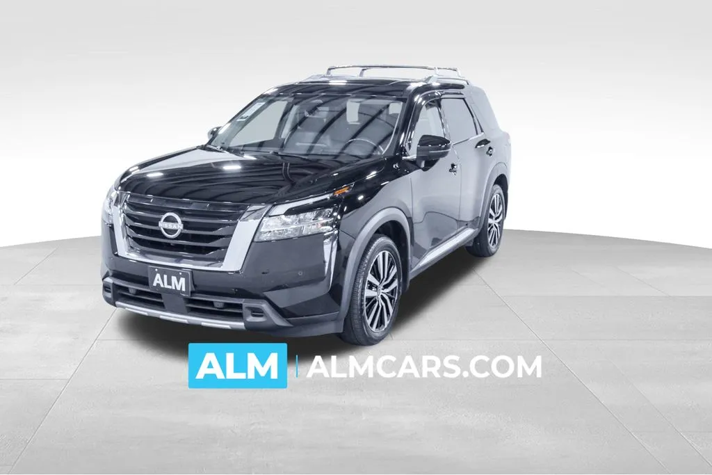 Black 2023 Nissan Pathfinder Platinum for sale in Union City, GA