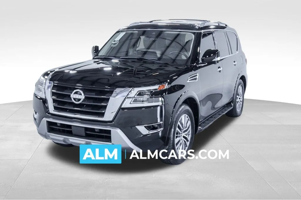 Black 2022 Nissan Armada SL for sale in Union City, GA