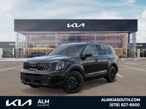 Black 2025 Kia Telluride EX X-Line for sale in Union City, GA